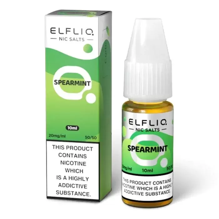 Spearmint Elfliq Nic Salt Elf Liq E-Liquid 5mg, 10mg, 20mg – 5pks, 10pks & 20pks