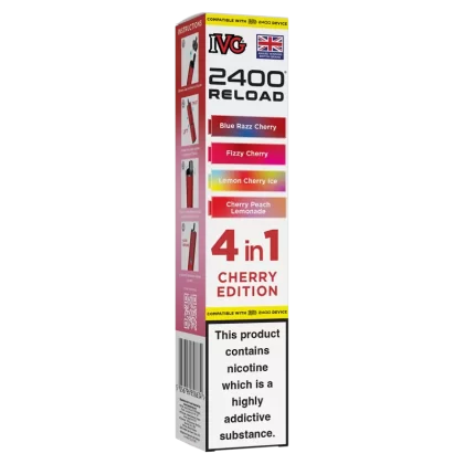 Cherry Edition IVG 2400 Refill Pods - 20mg - Vape Product
