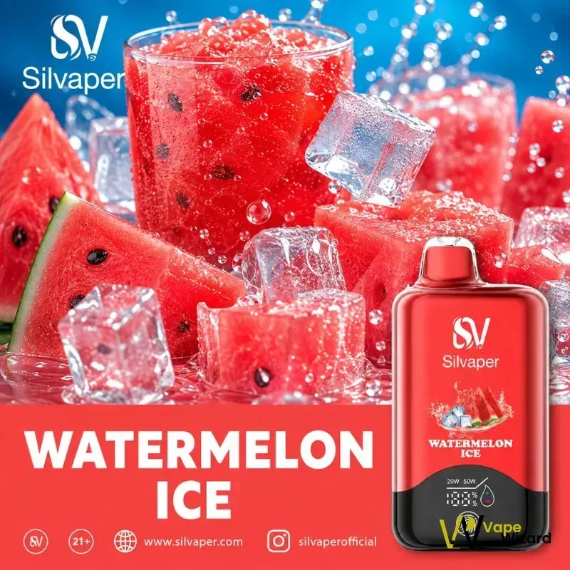 Silvaper 15000 Puffs 20mg Disposable Vape - Black ice, Blueberry Ice - Image 2