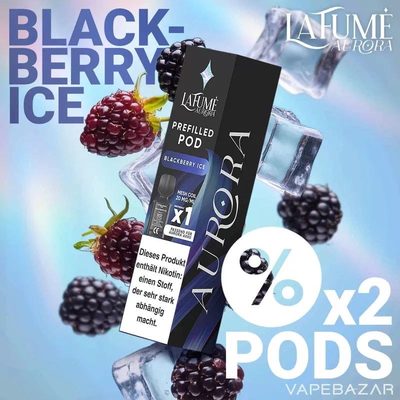 La Fume Aurora Podsystem – Blackberry Ice 2er Pack
