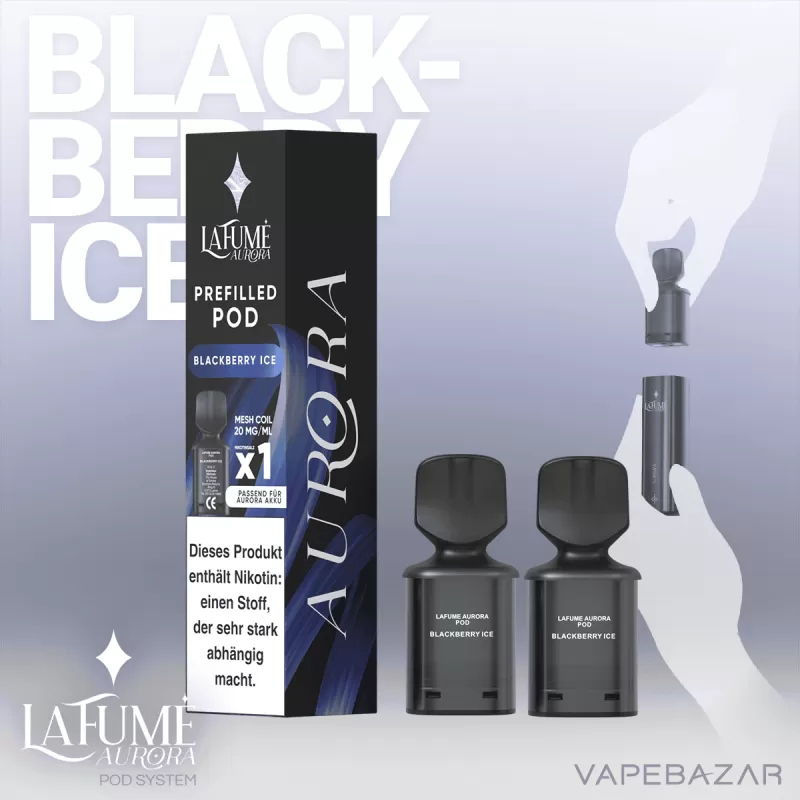 La Fume Aurora Podsystem – Blackberry Ice 2er Pack - Image 2