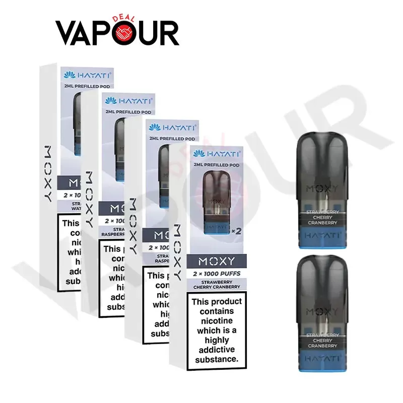 Hayati Moxy Prefilled Pods - Blueberry Raspberry