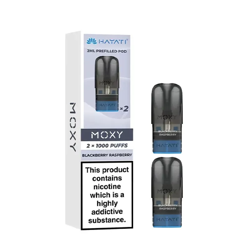 Hayati Moxy Prefilled Pods - Blueberry Raspberry - Image 2