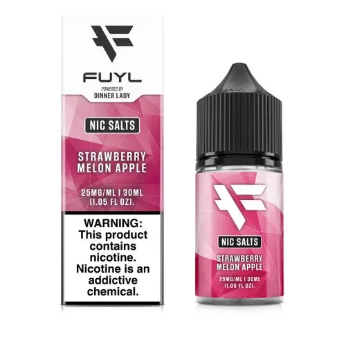 FUYL By Dinner Lady Strawberry Melon Apple Salts 30ml E-Juice - Eliquidsupply