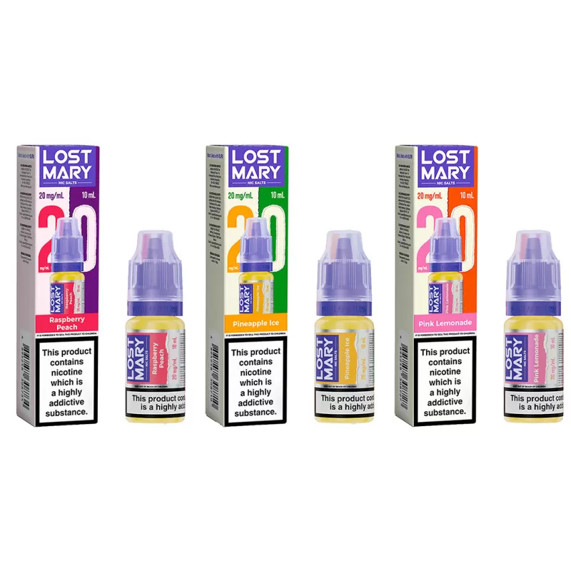 Lost Mary Nic Salt E-liquid 20mg - Grape Ice