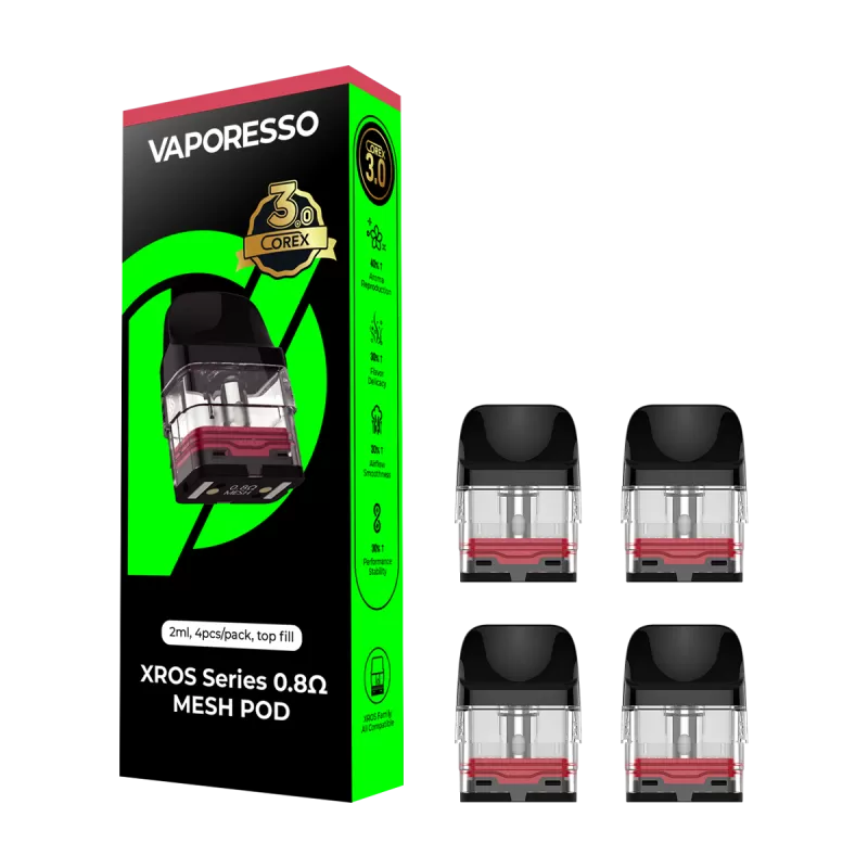 Vaporesso Xros Corex 3.0 Pods - 0.4 Ohms - Ecigwizard - Image 3