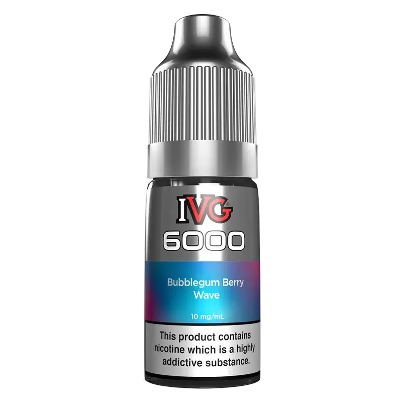 IVG 6000 Bubblegum Berry Wave Nic Salt Vape Juice