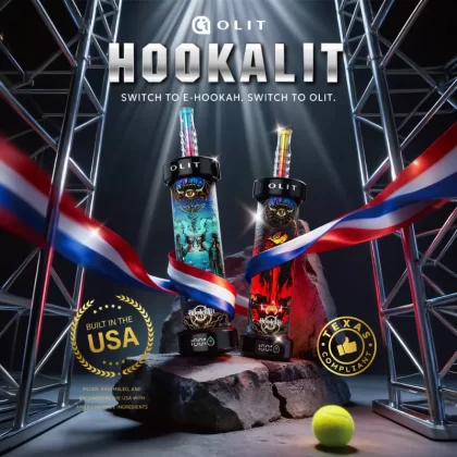 Built in USA | OLIT HookaLit 40K Puff Disposable E-Hookah