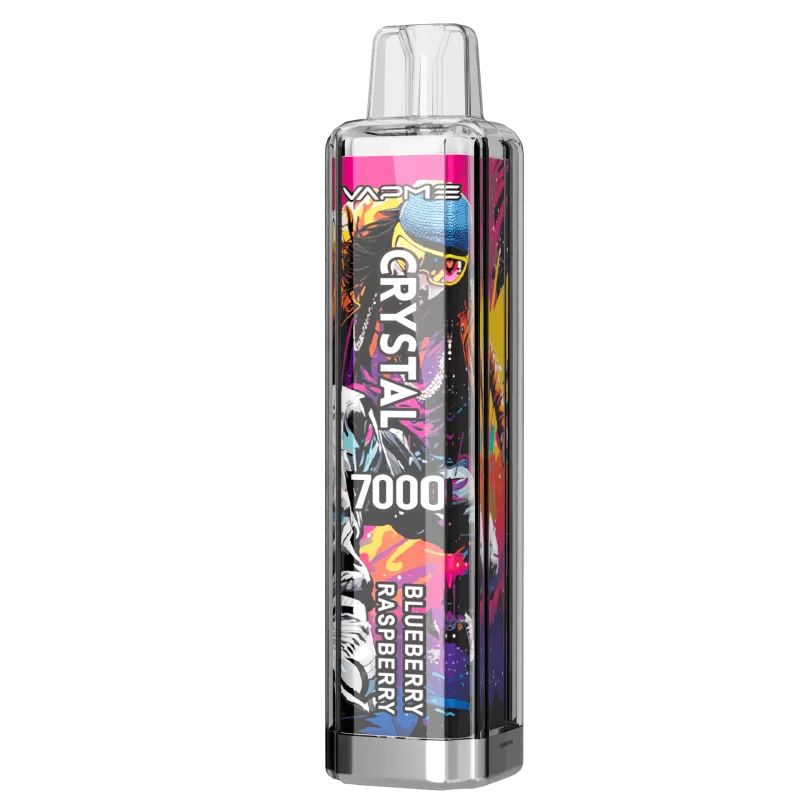VAPME Crystal 7000 Puffs | 0%-5% strength, 14mL, 650mAh, bulk disposable vape - Aiviouvapes - Image 2