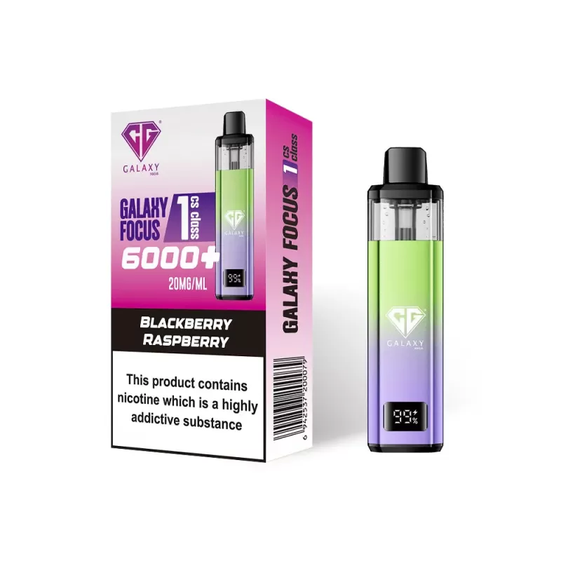 Crystal Galaxy Focus 1 6000 Pod Kit - Strawberry Raspberry Ice - Image 2