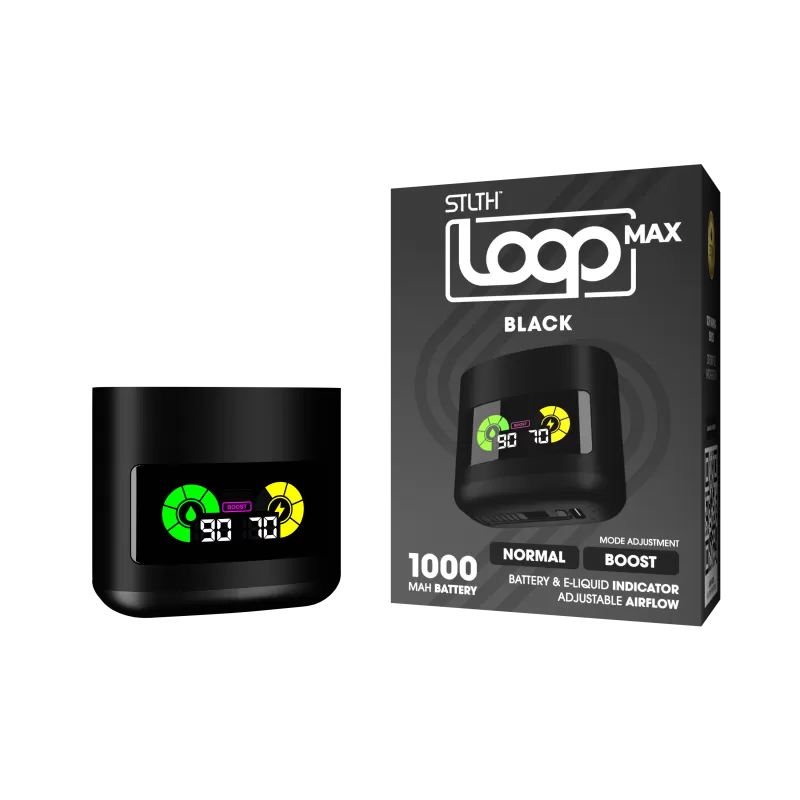 STLTH LOOP MAX Device - Black - Device (wholeseller) (SK) (3078BA)