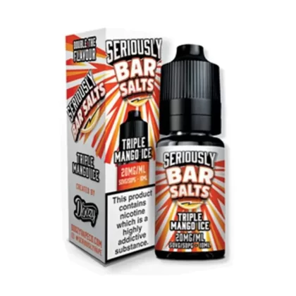 Triple Mango Ice Doozy Vape Seriously Bar 10ml Nic Salts E Liquid