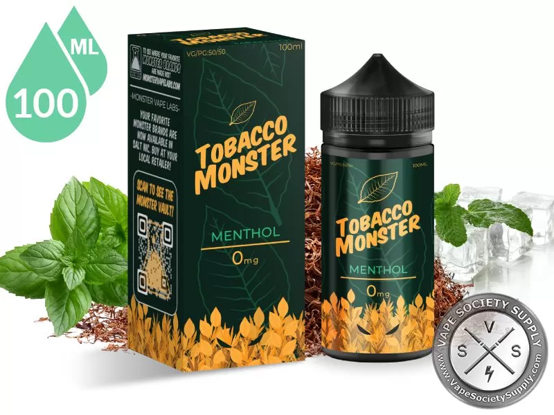 Menthol Tobacco Monster 100ml - Vape Product, Vape Product