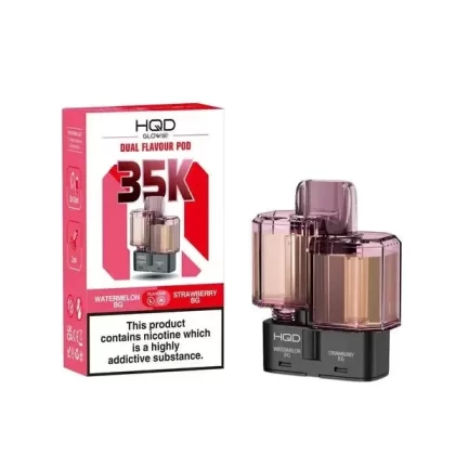 HQD Glow Air 35K Prefilled Pods - Flavour#Bear/Rainbow>Blueberry Cherry Cranberry/Blue Razz GB>Cola Ice/Fantasi Ice>Blue Raspberry/Blue Sour Raspberry>Cherry Ice/Strawberry Raspberry Cherry