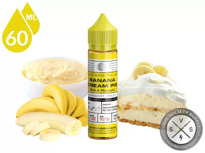 Banana Cream Pie GLAS BSX VAPOR SERIES 60ml