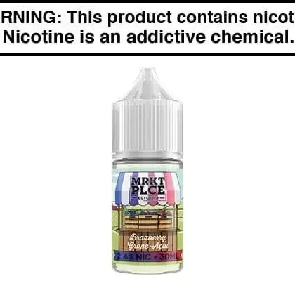 BRAZBERRY GRAPE ACAI BY MRKT PLCE SALTS 30ML - Vapejuice