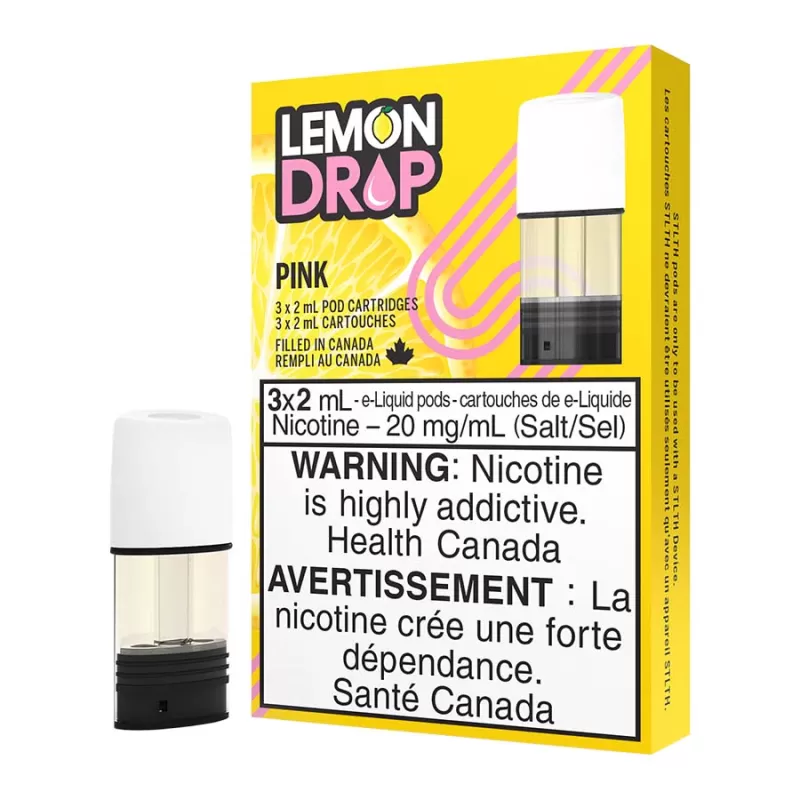 STLTH E-Liquid Pod Pack - Lemon Drop Pink - BOLD 50