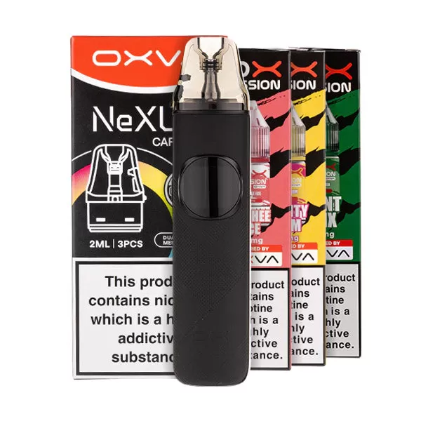 OXVA NeXlim 2 Pod Kit Bundle - Black Leather / 0.8ohm