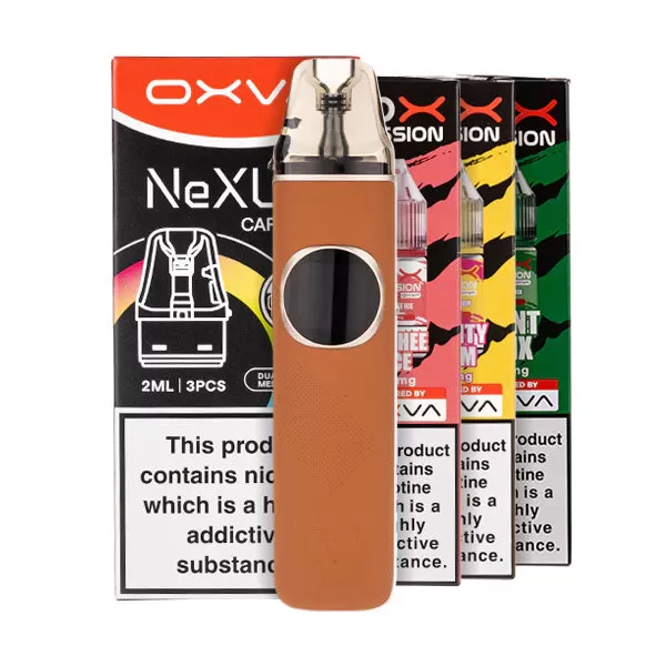 OXVA NeXlim 2 Pod Kit Bundle - Black Leather / 0.8ohm - Image 3