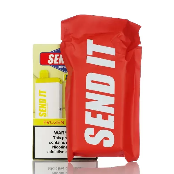 Send It 5000 Puffs Rechargeable Disposable Vape - 12ML (DISCONTINUED) - Sour Apple Ice - Image 2
