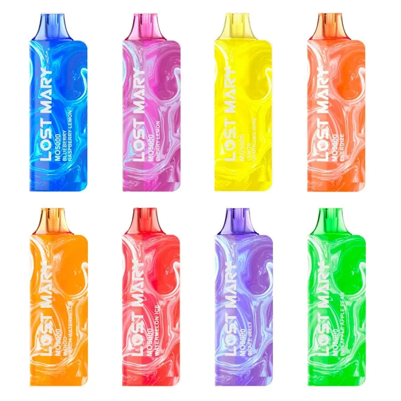 Lost Mary MO5000 Disposable Vape - flavor#Citrus Sunrise>Blueberry Raspberry Lemon>Lemon Sparkling Wine>Mango Peach Watermelon>Yummy(Gaml)>Watermelon>Black Mint>Blueberry Raspberry Pomegrana