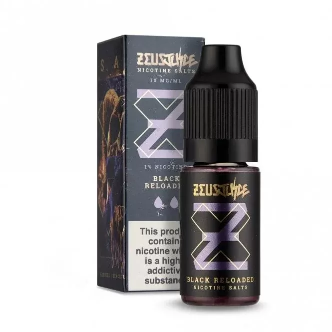 Zeus Juice Black Reloaded Nic Salt E Liquid (10ml)