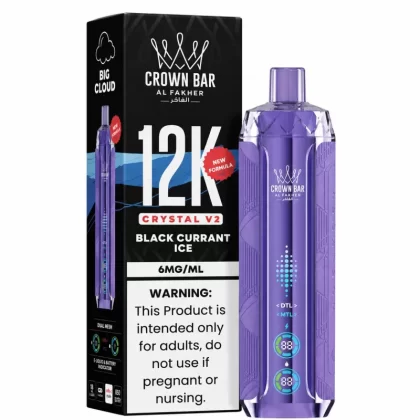 Black Currant Ice AL Fakher Crown Bar Crystal V2 12000