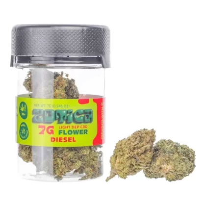 Zotica Delta 8 Sour Diesel Flower – 7g - Vape Store