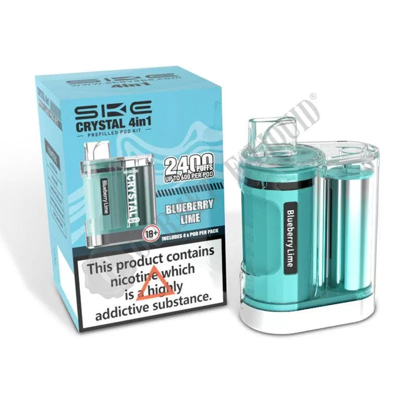 SKE Crystal 4-In-1 Prefilled Pod Vape Kit
