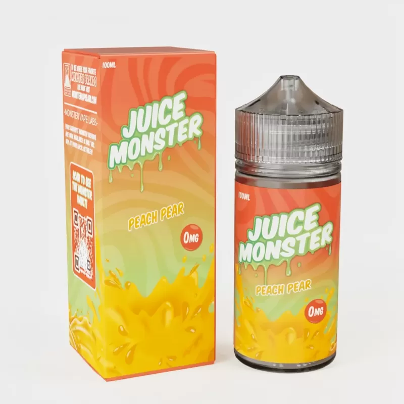 Peach Pear – Juice Monster – 100mL Made in USA fruit blend
