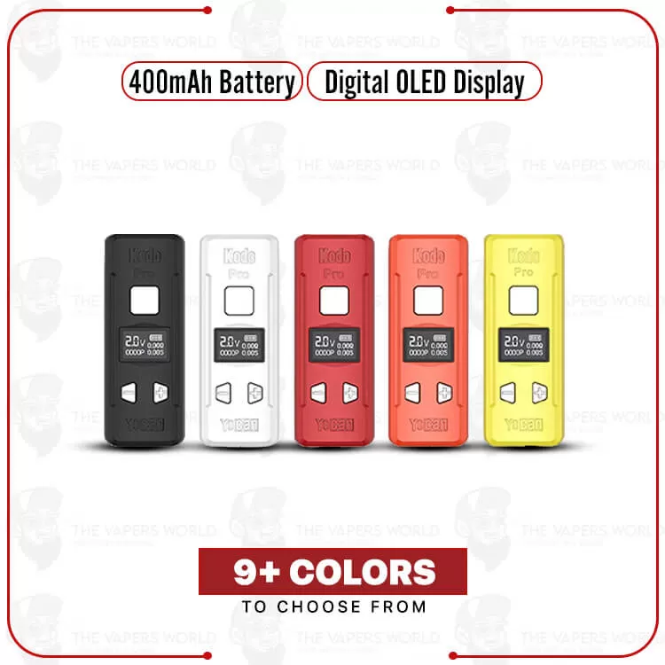 Yocan Kodo Pro Battery - Black, White (FB71FC)