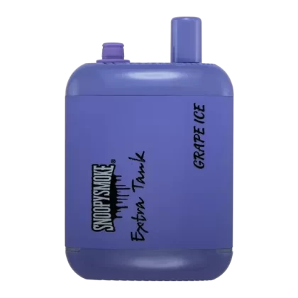 Grape Ice Snoopy Smoke Extra Tank +15000 Puffs - Size#Single>10 Pack~Nicotine#50mg (B4A29F)