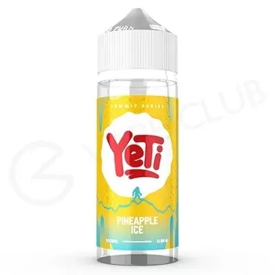Pineapple Ice Shortfill E-Liquid by Yeti Summit Series 100ml