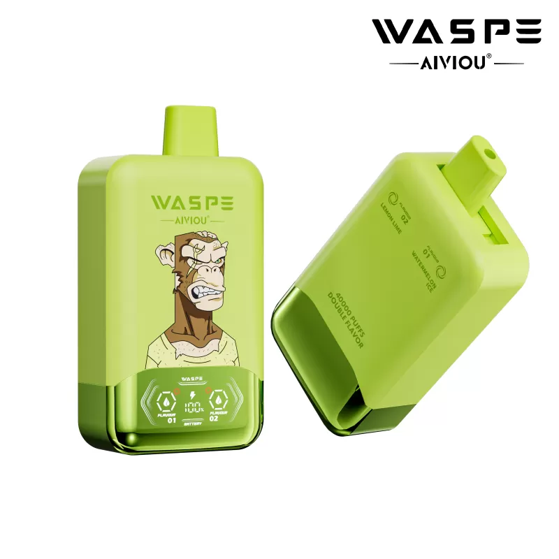 WASPE 40K Twins 40000 Puffs | 36mL, dual mesh, 0%-5% strength, dual option, bulk disposable vape - Aiviouvapes - Image 2