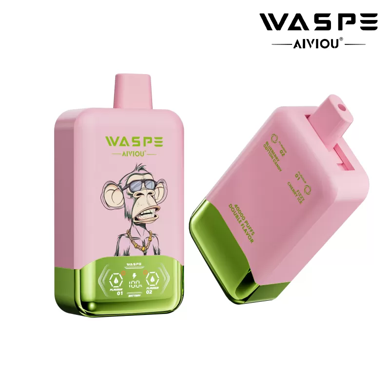 WASPE 40K Twins 40000 Puffs | 36mL, dual mesh, 0%-5% strength, dual option, bulk disposable vape - Aiviouvapes - Image 3
