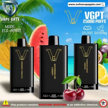 VGPT 25K Disposable Vape (25,000 Puffs) - 20 mg / Watermelon Cherry