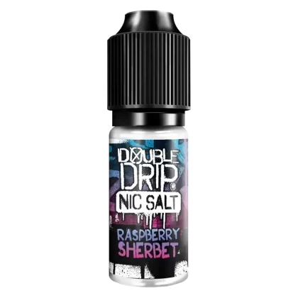 Double Drip E-Liquid Raspberry Sherbet Nic Salts 10ml