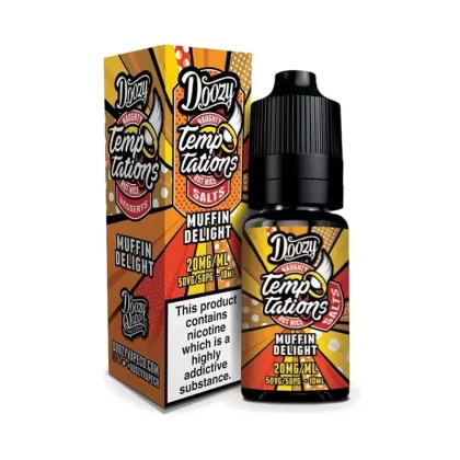 Muffin Delight Doozy Vape Temptations 10ml Nic Salts E Liquid