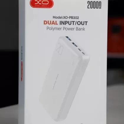 XO Dual Input/Output Polymer Power Bank 20000 XO PB302