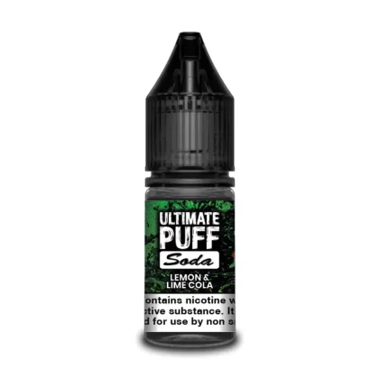 Ultimate Puff Soda Lemon and lime Cola 10ml Vape Juice - 10 Pack - Strength 3mg