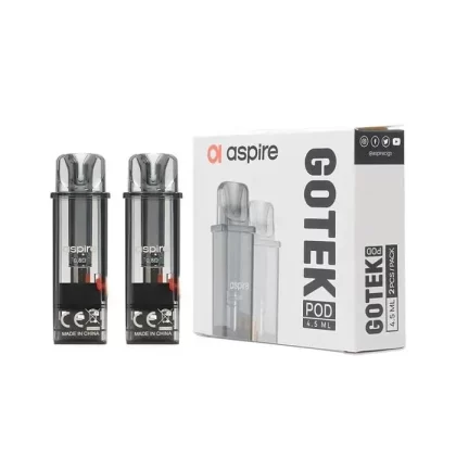 Aspire Gotek Replacement Pods - 0.8 Ohm Pod - Two Pack, 0.6 Ohm Pod - Two Pack
