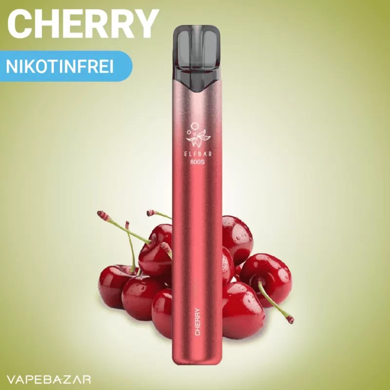 Elf Bar 800 – Cherry – NIKOTINFREI - Elf Bar / ca. 800 / 550 mAh / Nikotinfrei