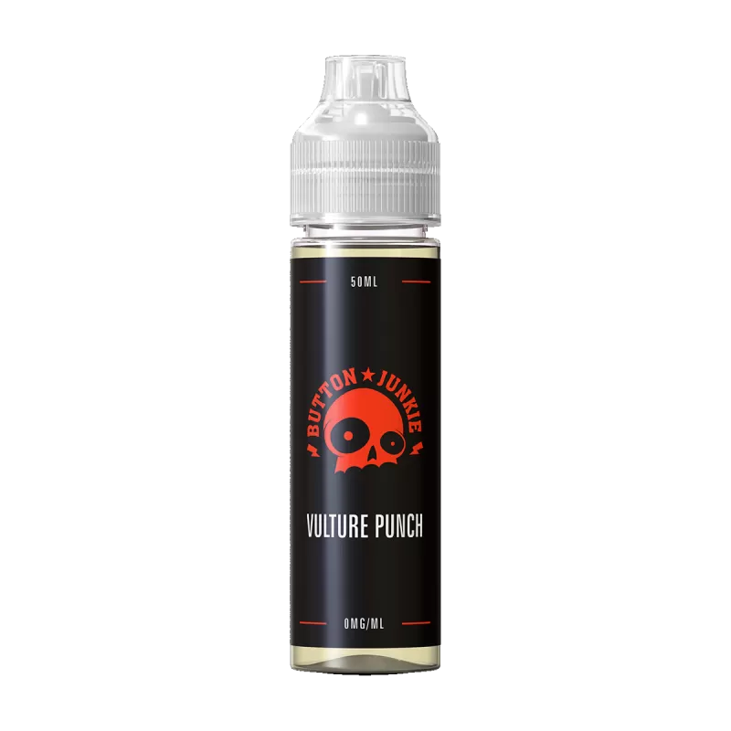 Button Junkie Vulture Punch Short Fill - 50ml - ICE NIC SHOT (+£0.99) - Ecigwizard