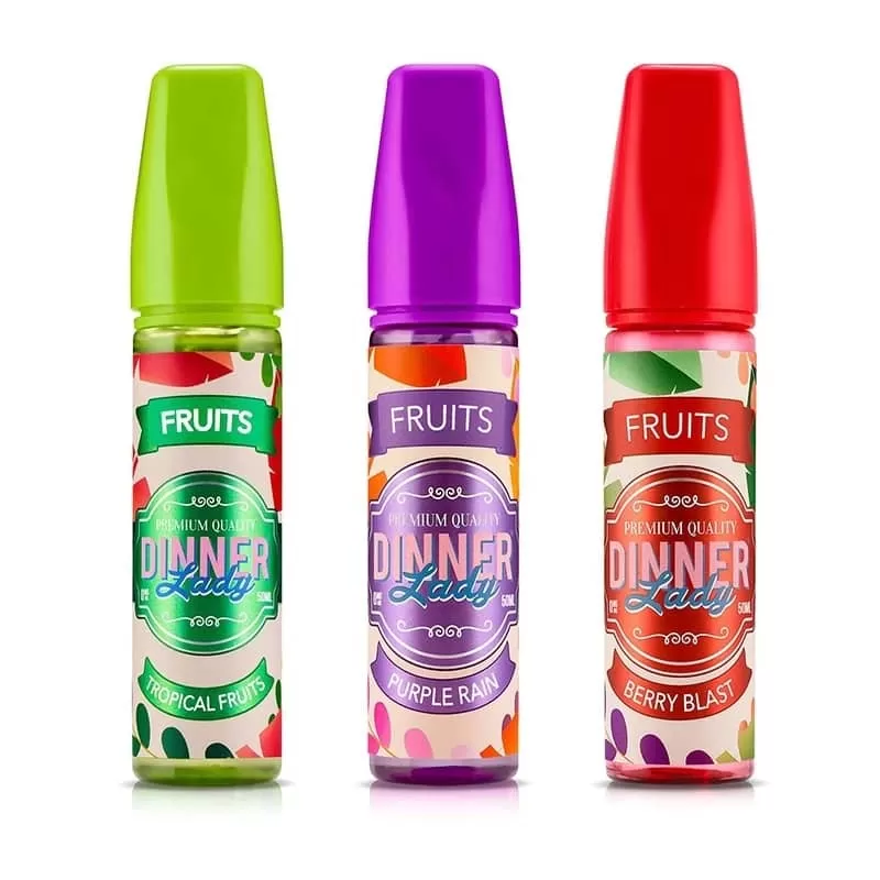 2x Dinner Lady 50ml Shortfill e Liquids – All Flavours – 70VG - Vapestorm Co