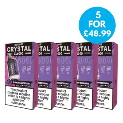 Box of 5 – 20mg SKE Crystal CL6000 (6K Puffs) - Vape Co