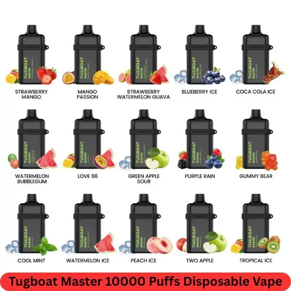 Tugboat Master 10000 Puffs Vape Rechargeable Disposable Vape