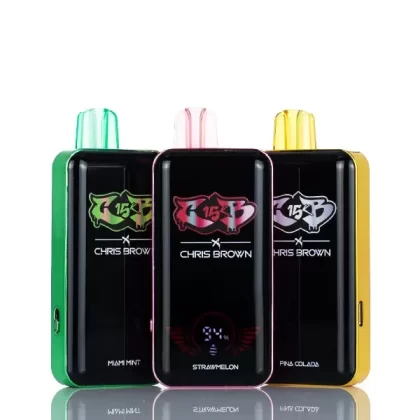 Chris Brown CB15K 15000 Puffs Disposable Vape - 15ML - Strawberry Whip