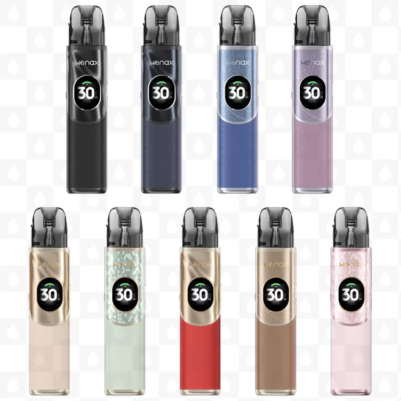 Geekvape Wenax Q2 30W Pod System Kit - Fiber Black, Lilac Purple (E8A044)