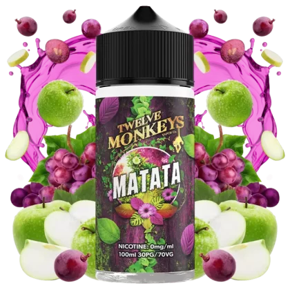 Twelve Monkeys Matata 100ml E-Liquid Shortfill - Vapourdeal Co
