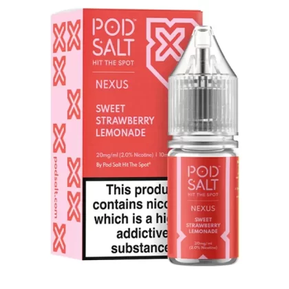 Sweet Strawberry Lemonade Nexus Pod Salt Nic Salt E-liquid - 20mg